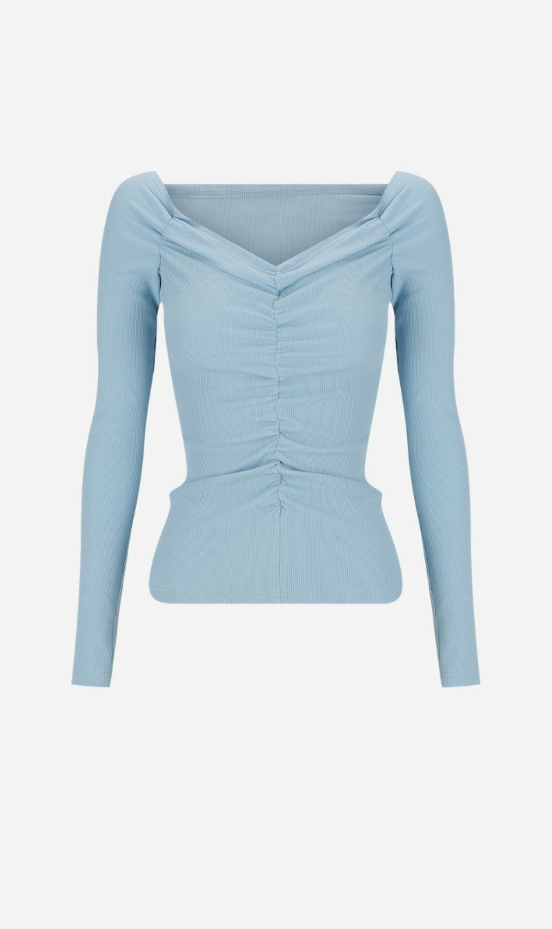 Dominique Healy | Luella Longsleeve - Blue