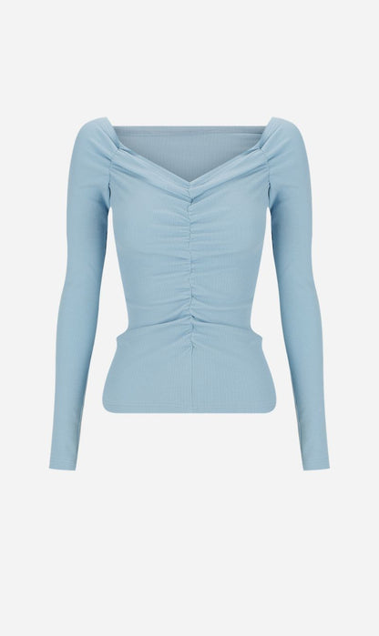 Dominique Healy | Luella Longsleeve - Blue