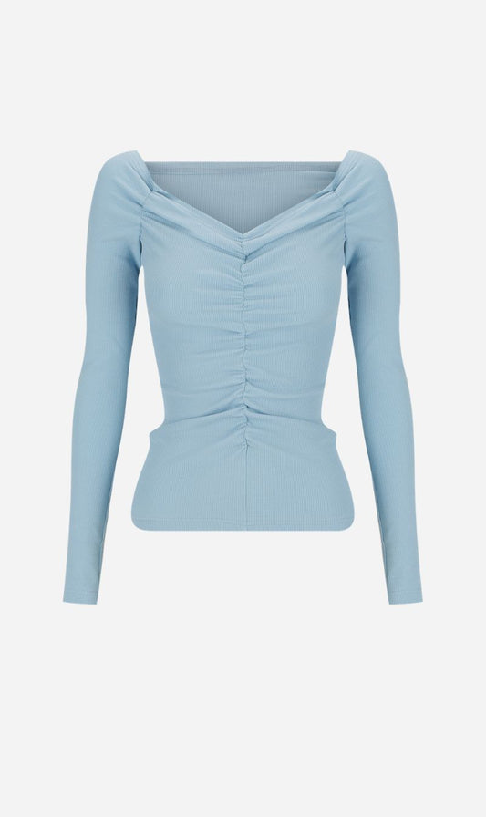 Dominique Healy | Luella Longsleeve - Blue