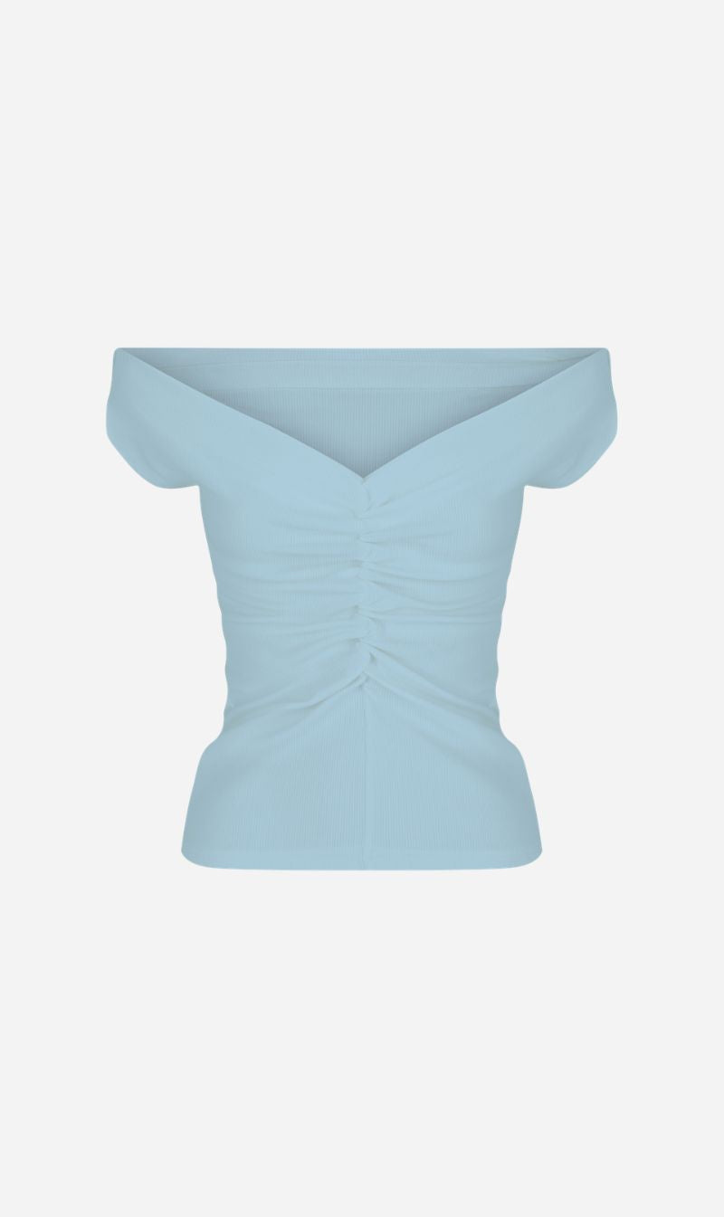 Dominique Healy | Niveah Tee - Blue