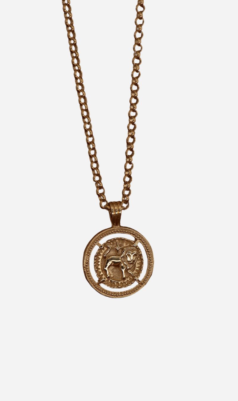 Zoe & Morgan | Leo Necklace - 22K Gold Vermeil