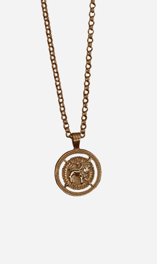 Zoe & Morgan | Leo Necklace - 22K Gold Vermeil