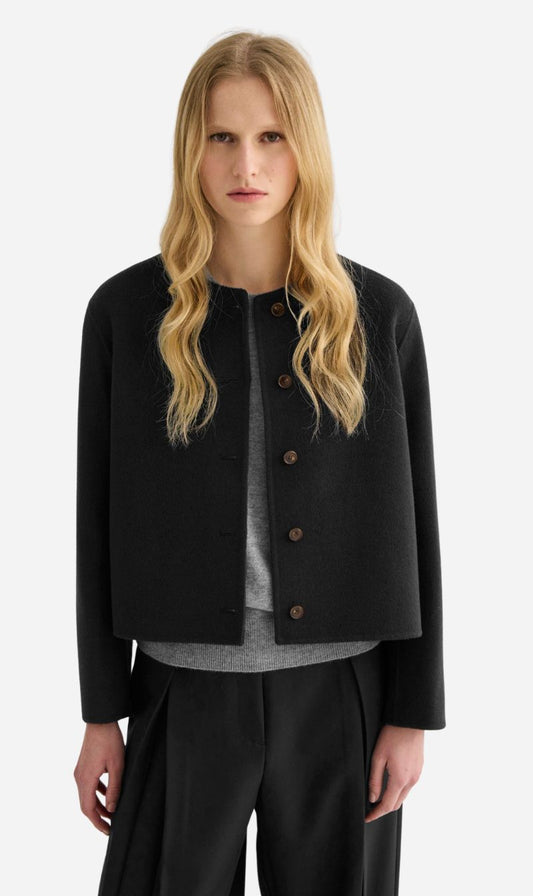 Laing | Cashmere Cardi Jacket - Black