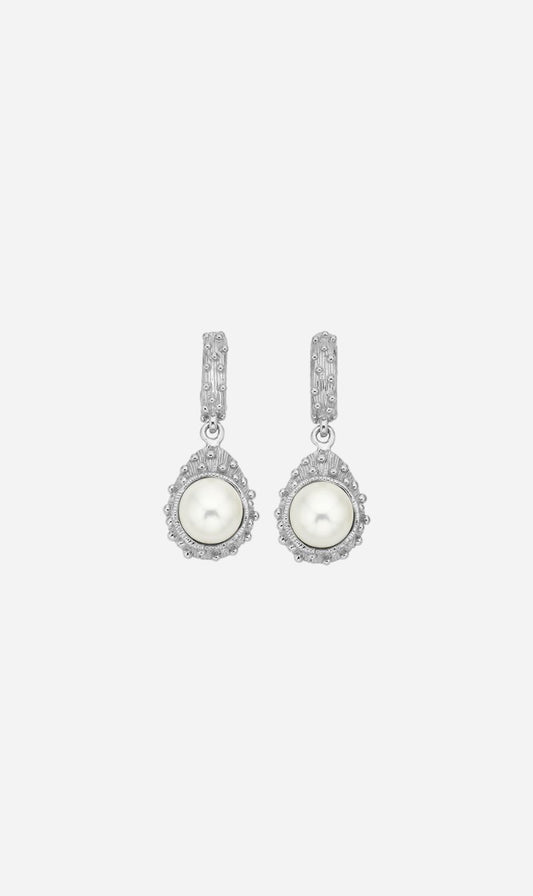 Zoe & Morgan | Lulu Earrings - Silver With Freshwater Pearls