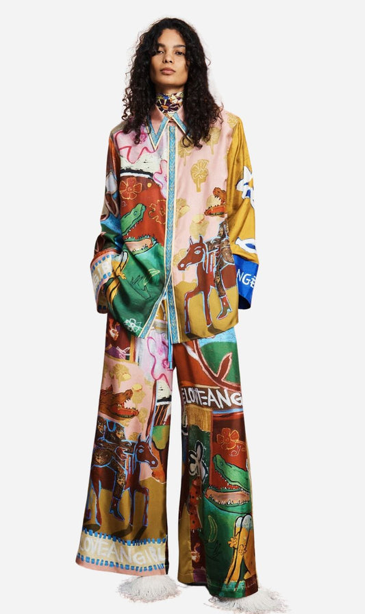 Alemais | Mlak Silk Pant