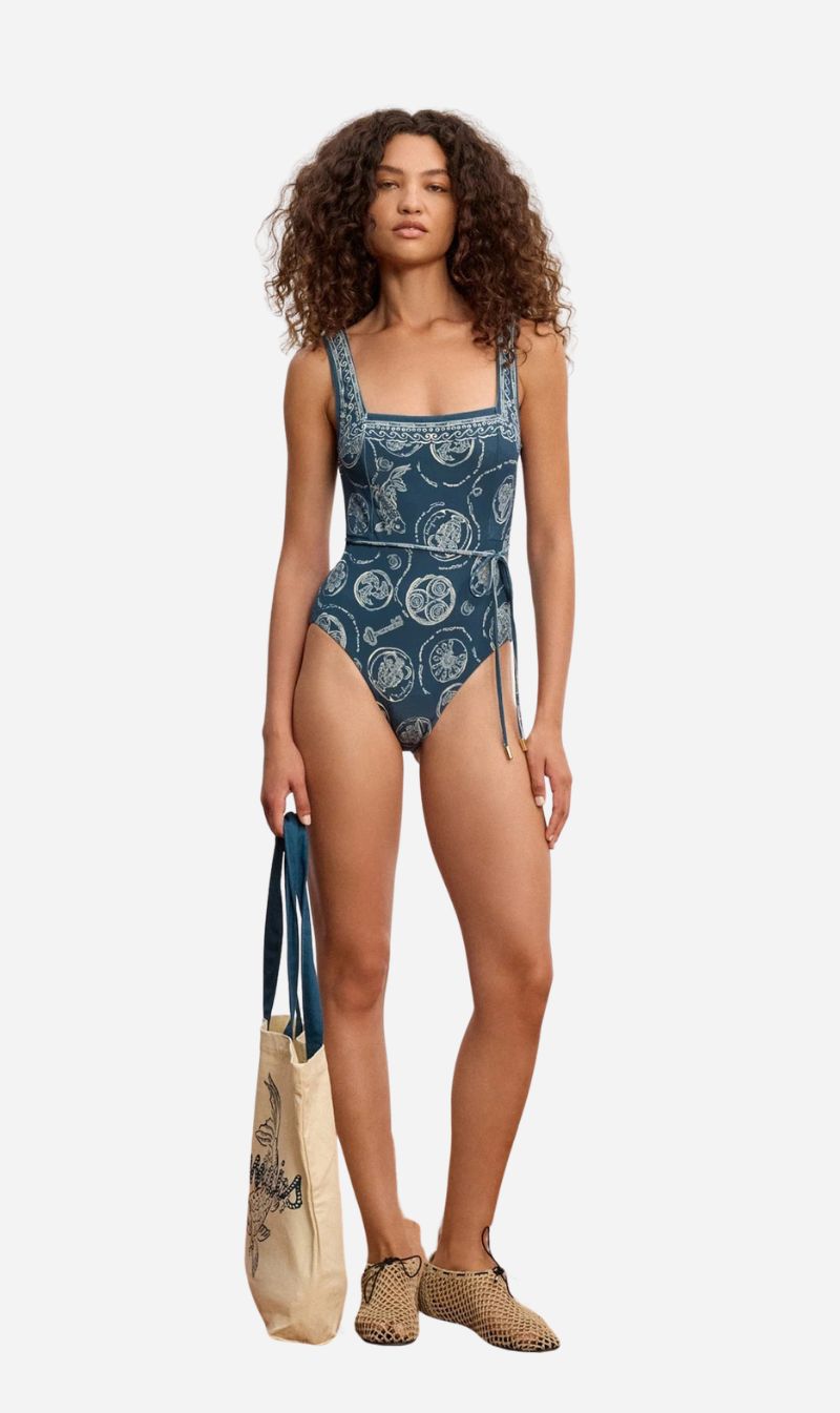 Alemais | Lucky Square Neck One Piece