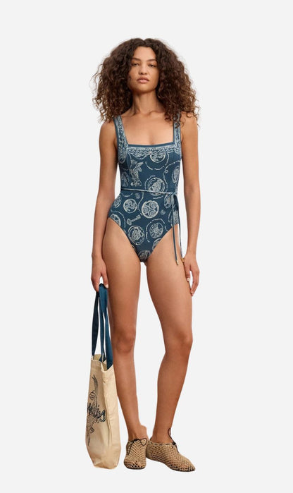 Alemais | Lucky Square Neck One Piece