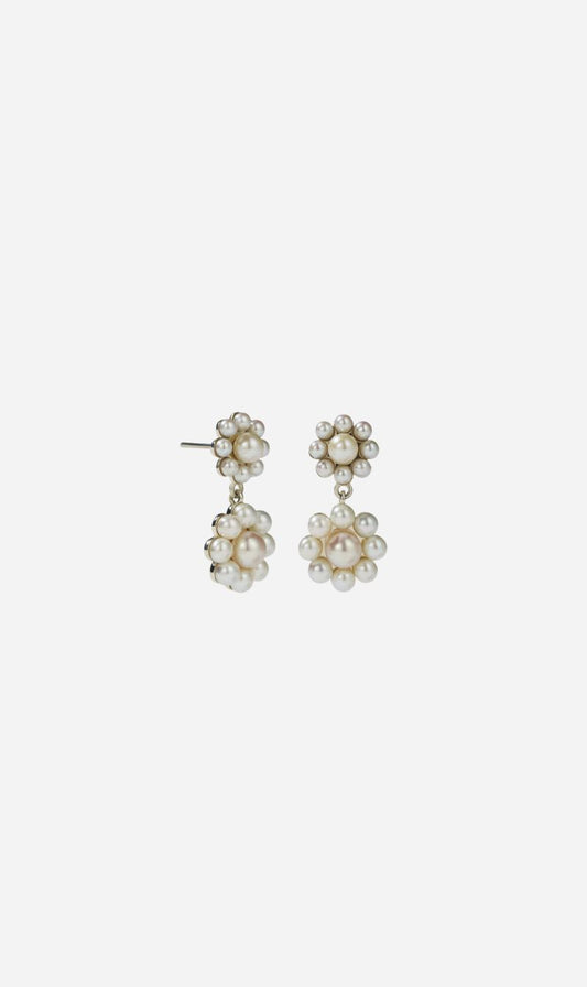 Meadowlark | Emile Double Drop Earrings - Sterling Silver