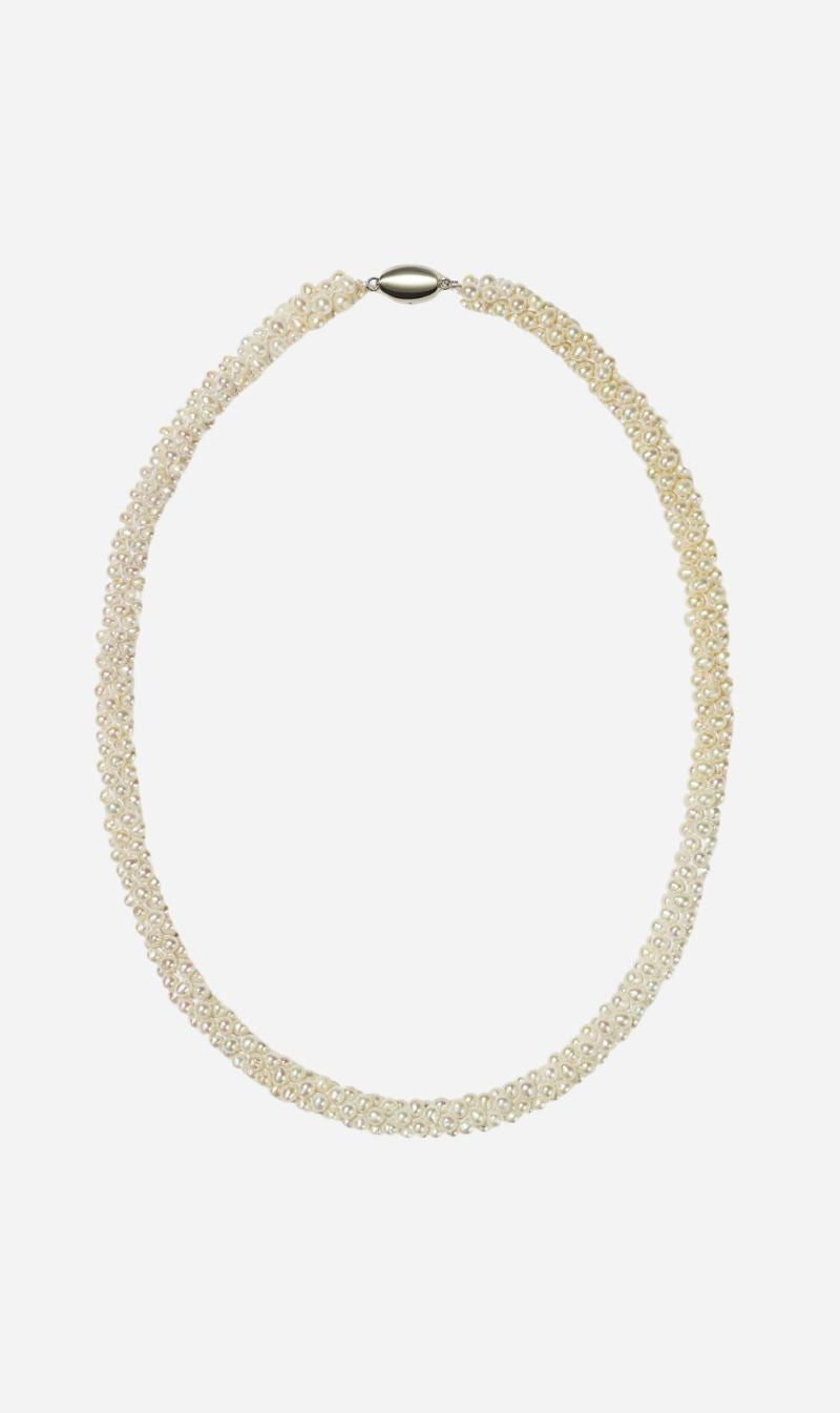 Meadowlark | Pearl Rope Necklace - Sterling Silver