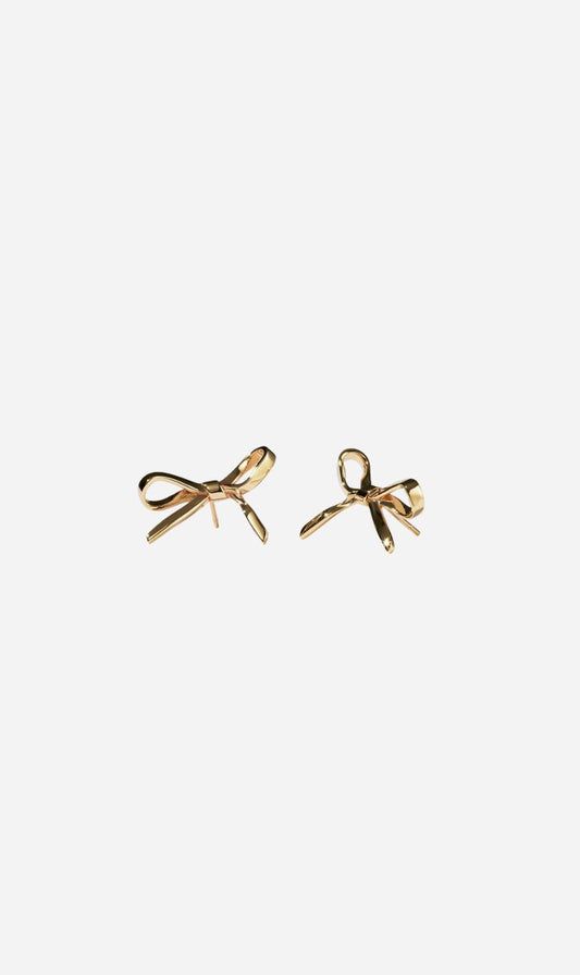 Meadowlark | Bow Earrings Medium - Gold Plated
