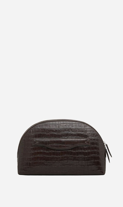 A. Emery | Halloran Clutch - Bistre Embossed Croc