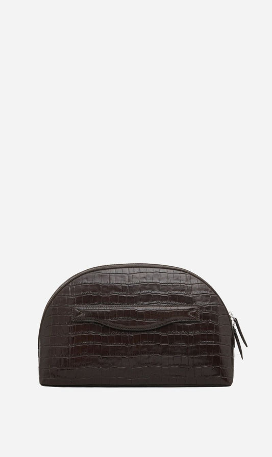 A. Emery | Halloran Clutch - Bistre Embossed Croc