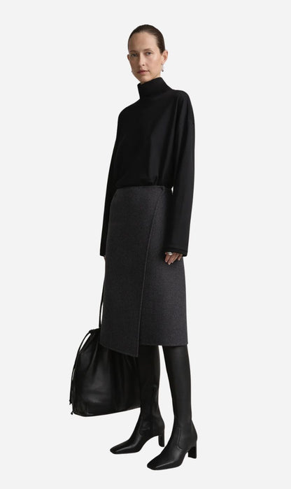 A. Emery | Roche Skirt - Charcoal Melange