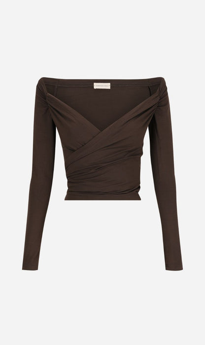 Dominique Healy | Mae Wrap - Espresso
