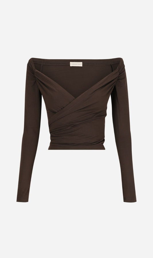 Dominique Healy | Mae Wrap - Espresso