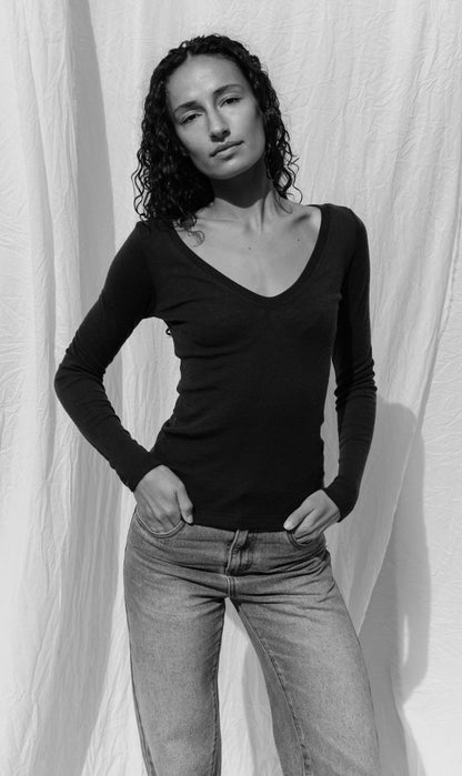 Dominique Healy | Uma Longsleeve - Black