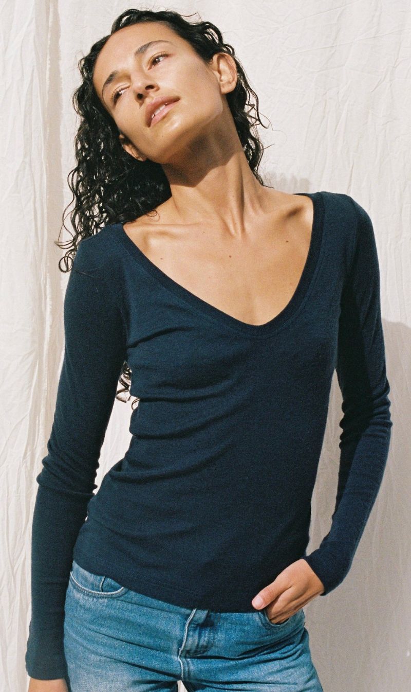 Dominique Healy | Uma Longsleeve - Navy