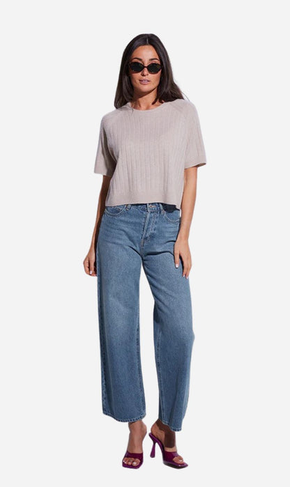 Crush | Mont Blanc Boxy Tee - Jute