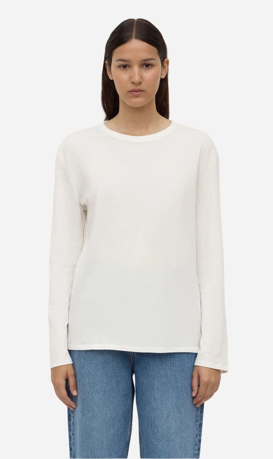 Assembly Label | Thea Long Sleeve Tee - White