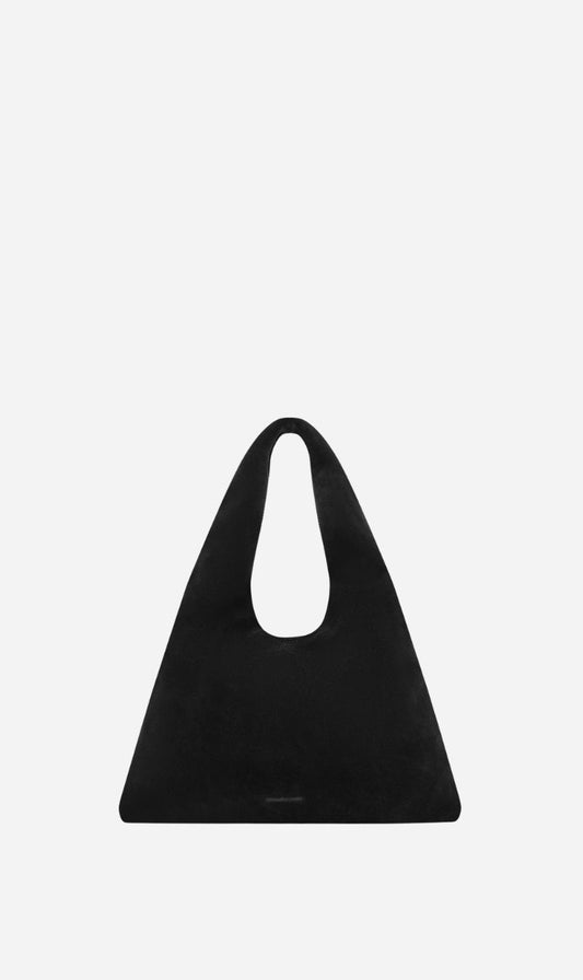 Assembly Label | Willow Suede Hobo Bag - Black