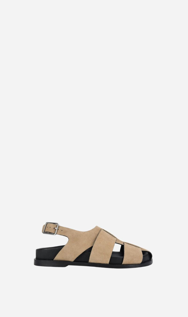 Deadly Ponies | Triton Sandal - Oat Suede