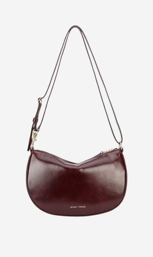 Deadly Ponies | Mini Sling Bag - Dark Cherry Gloss
