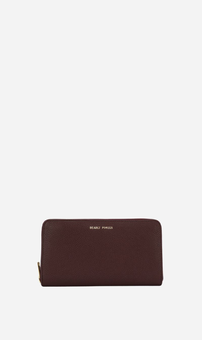 Deadly Ponies | Maxi Wallet - Dark Cherry