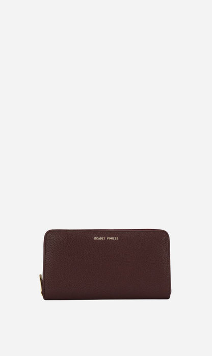Deadly Ponies | Maxi Wallet - Dark Cherry
