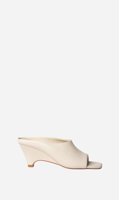 La Tribe | Zoe Open Toe Mule - Cream