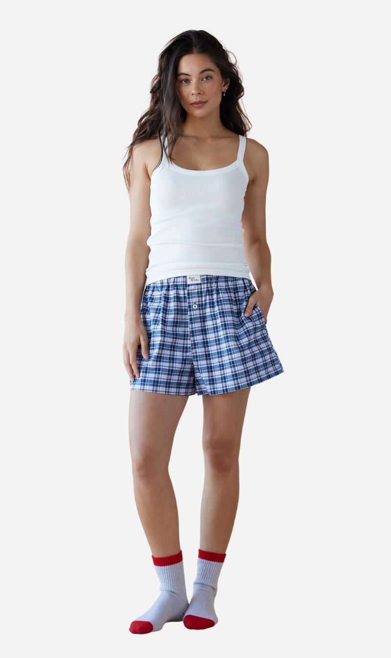 Dear Dylan | Boxer Short - Picnic Plaid