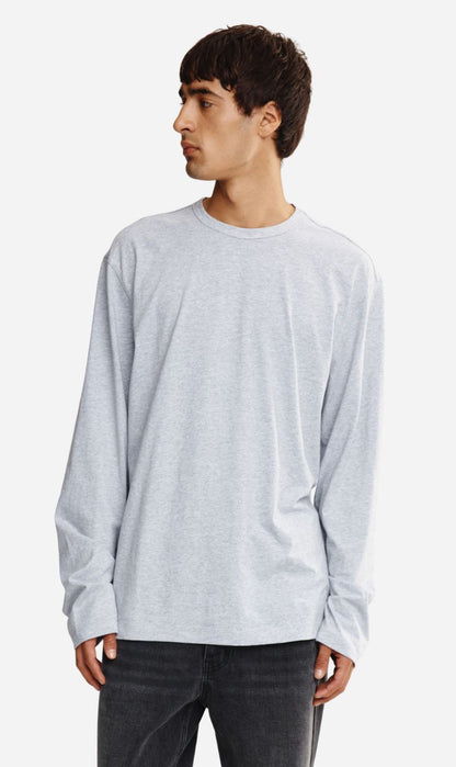 Marle | Kosta Long Sleeve Tee - Grey Marle