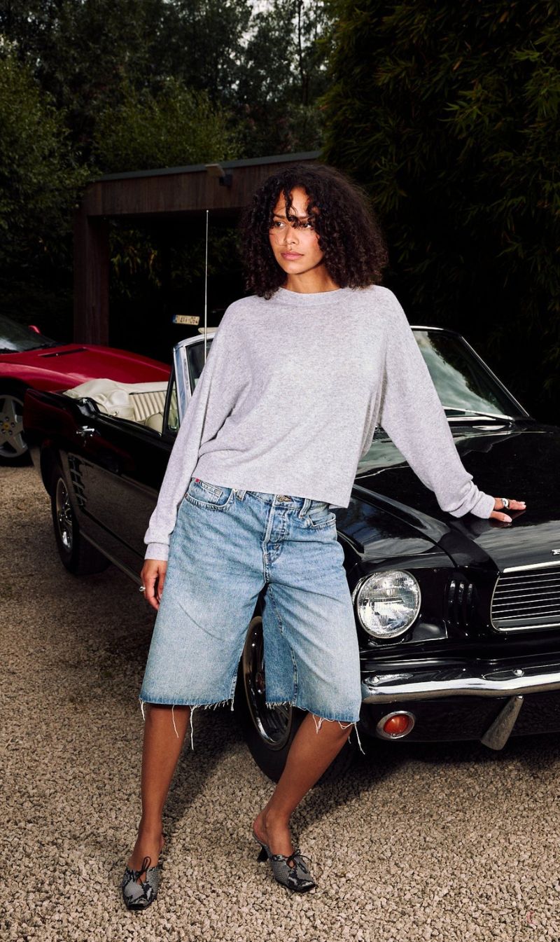 Crush | Cashmere Sweater - Grey