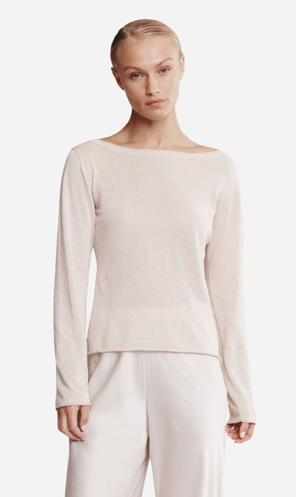 Marle | Jill Knit Top - Pearl