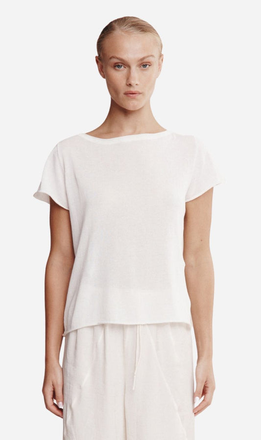 Marle | Lill Knit Tee - Ivory