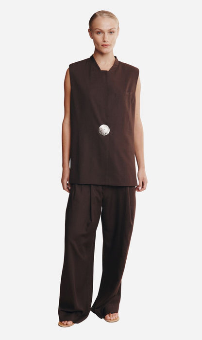 Marle | Morrie Vest - Chocolate