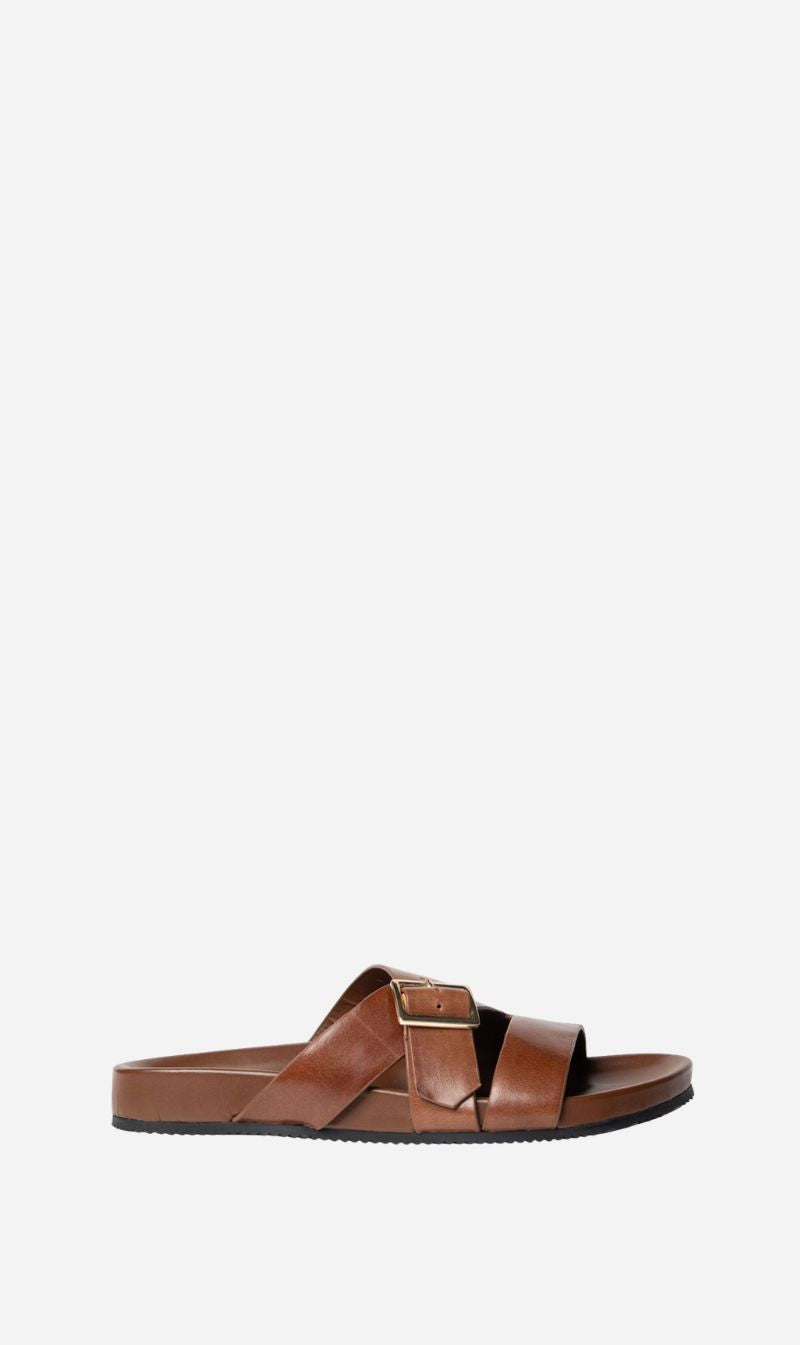 La Tribe | Buckle Strap Slide - Cognac