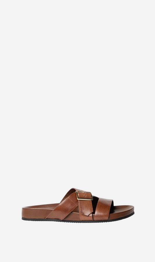 La Tribe | Buckle Strap Slide - Cognac