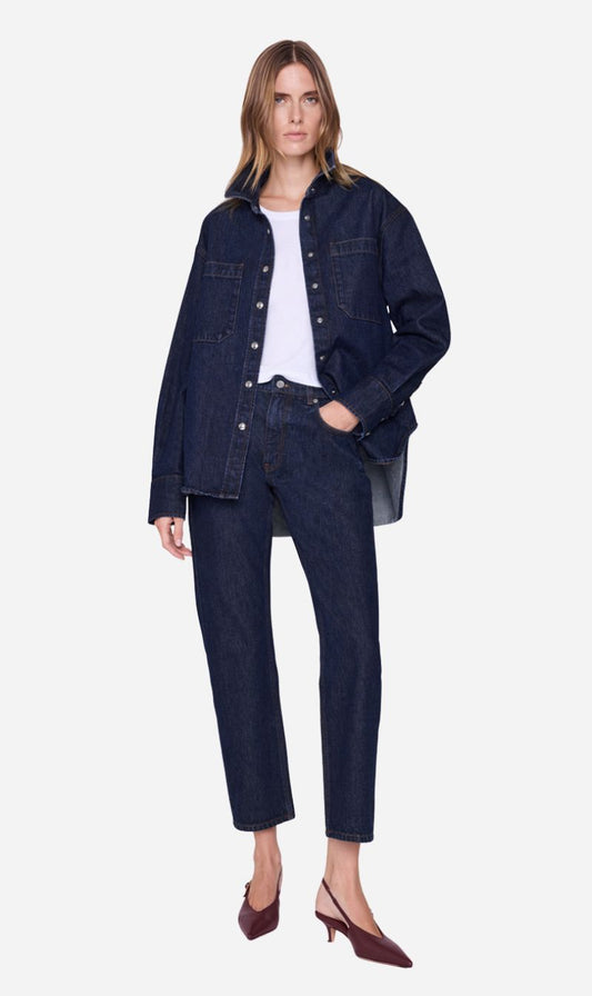 Anine Bing | Samy Shirt - Unwashed Blue