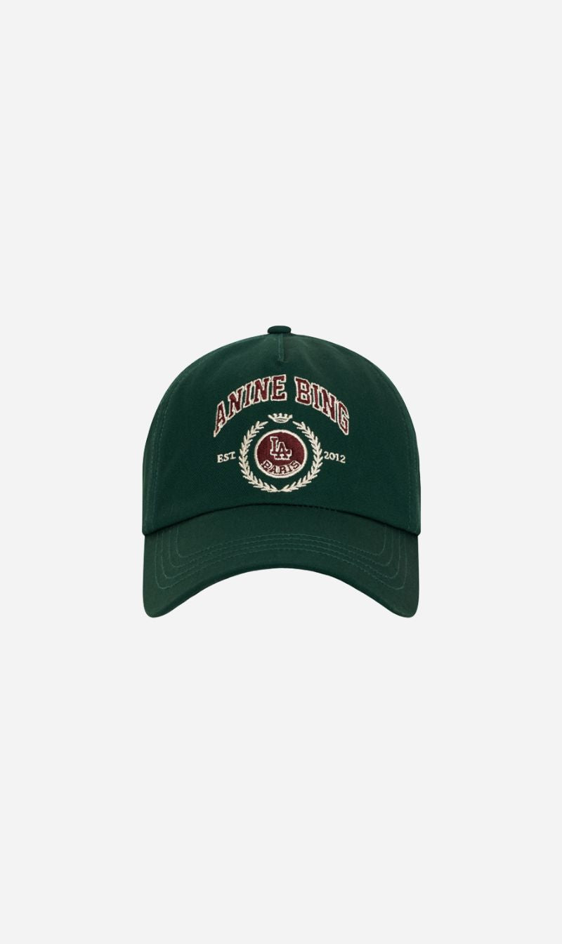 Anine Bing | Jeremy Baseball Cap Collegiate - Deep Emerald