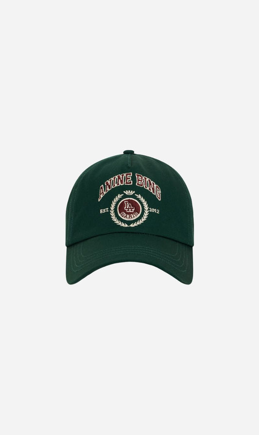 Anine Bing | Jeremy Baseball Cap Collegiate - Deep Emerald