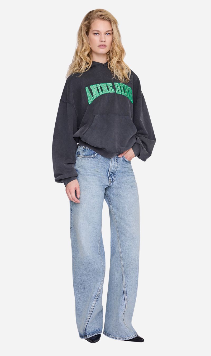 Anine Bing | New Harvey Sweatshirt - Washed Black