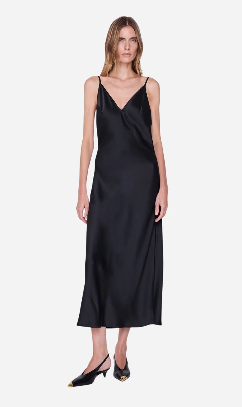 Anine Bing | Blanca Midi Dress - Black