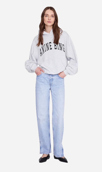 Anine Bing | Harvey Sweatshirt New Classic - Medium Heather Grey