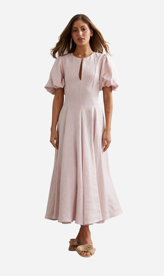 Caitlin Crisp | Lola Midi Dress - Blush