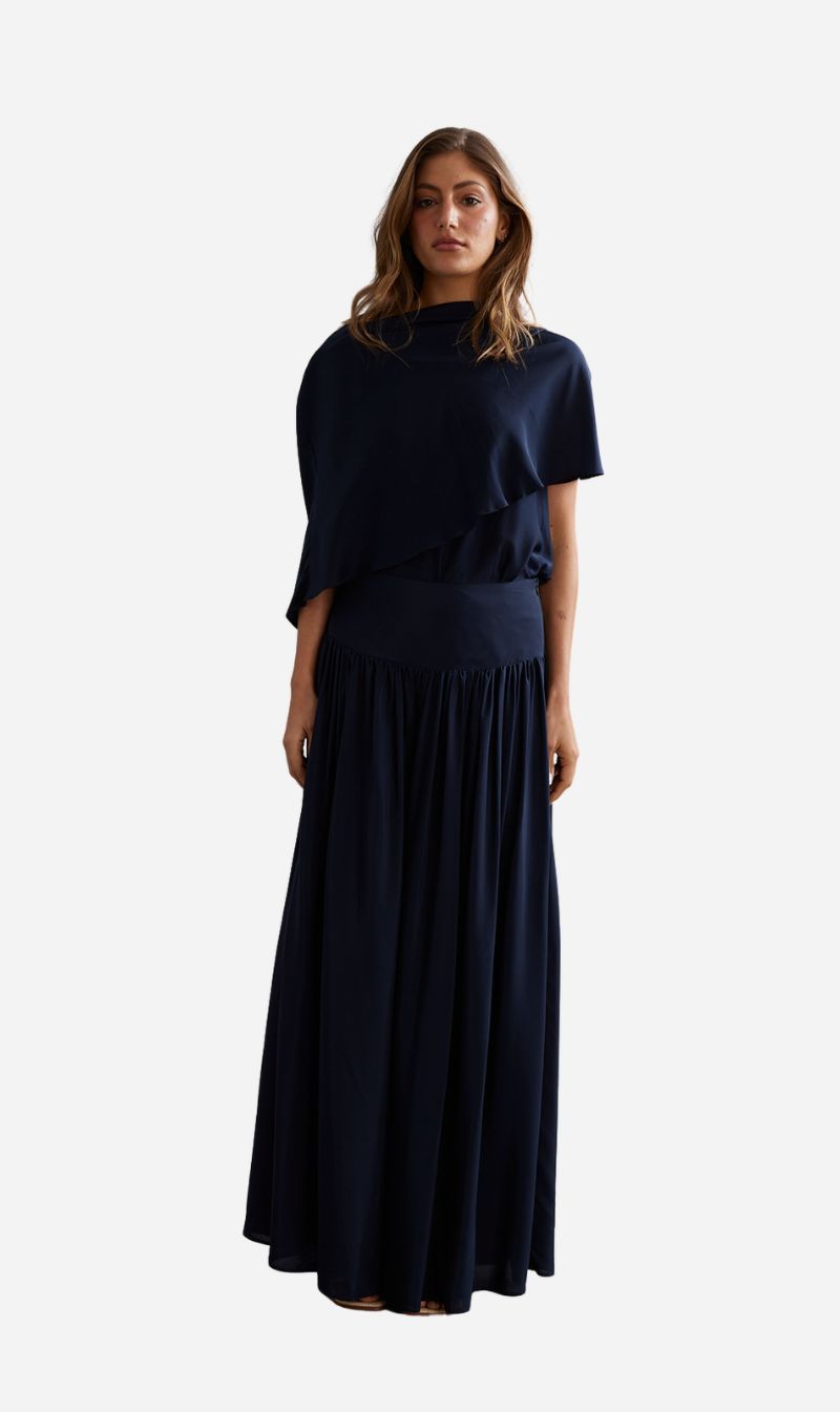 Caitlin Crisp | Bowie Cape - Navy