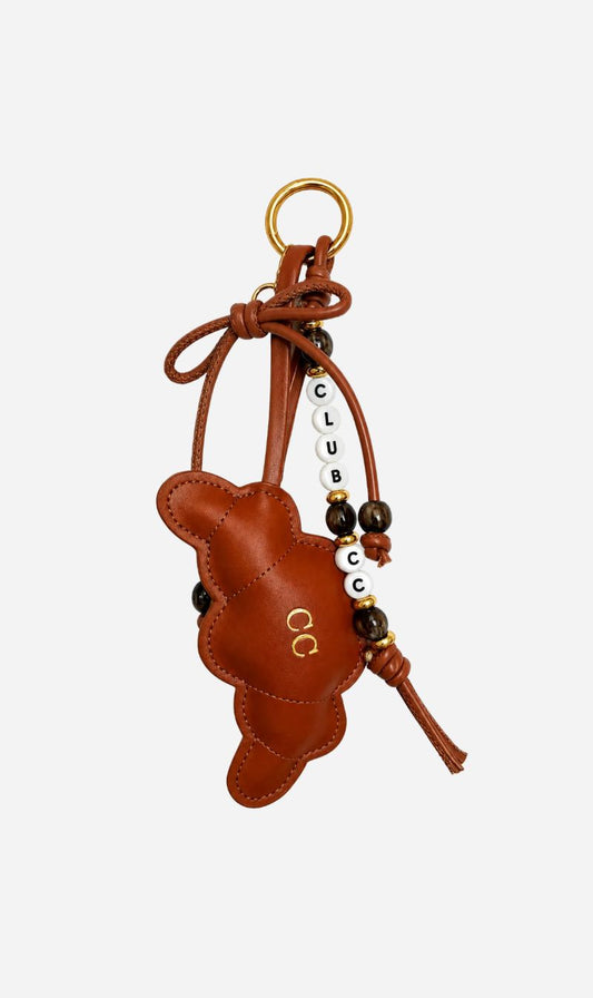 Caitlin Crisp | Club CC Keychain - Tan