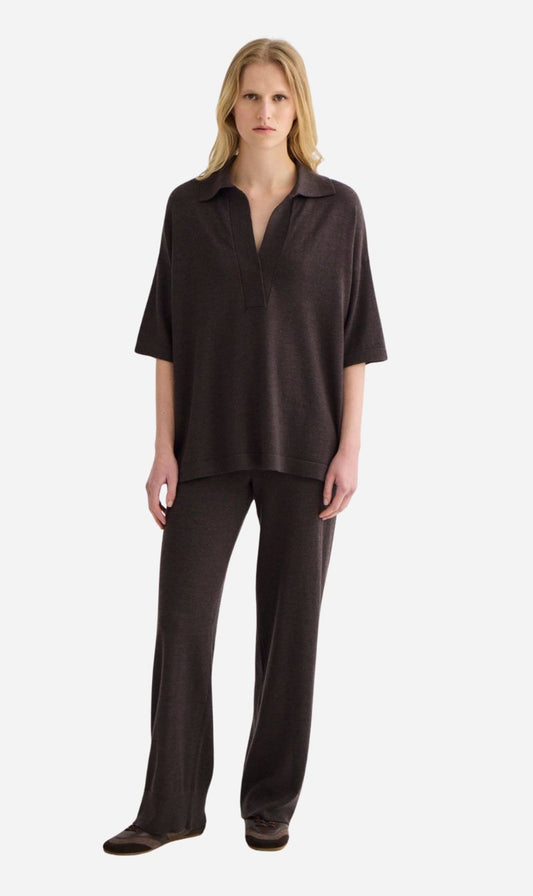 Laing | Relaxed Polo - Truffle