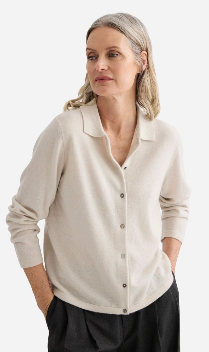 Laing | Cashmere Shirt - Oyster