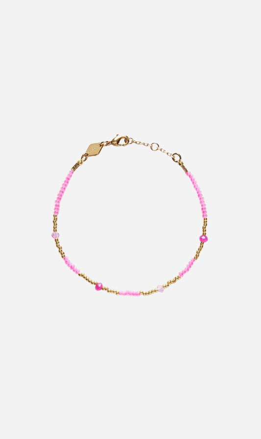 Anni Lu | Clemence Bracelet - Hot Pink