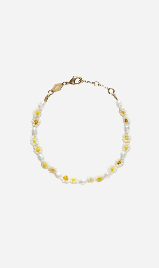 Anni Lu | Daisy Flower Bracelet - Gold